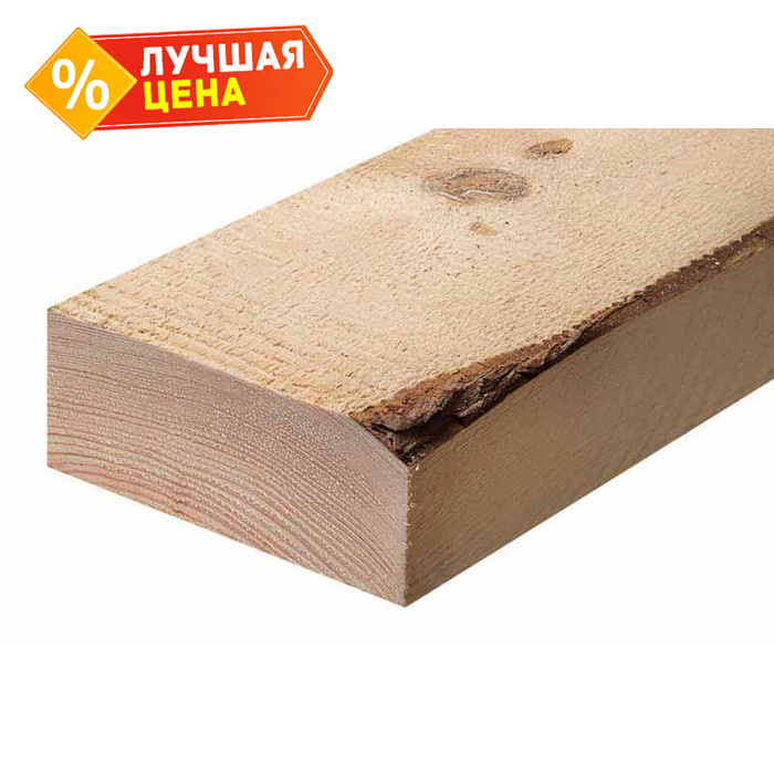 Доска обрезная естественной влажности 50х100х6000 сорт 3